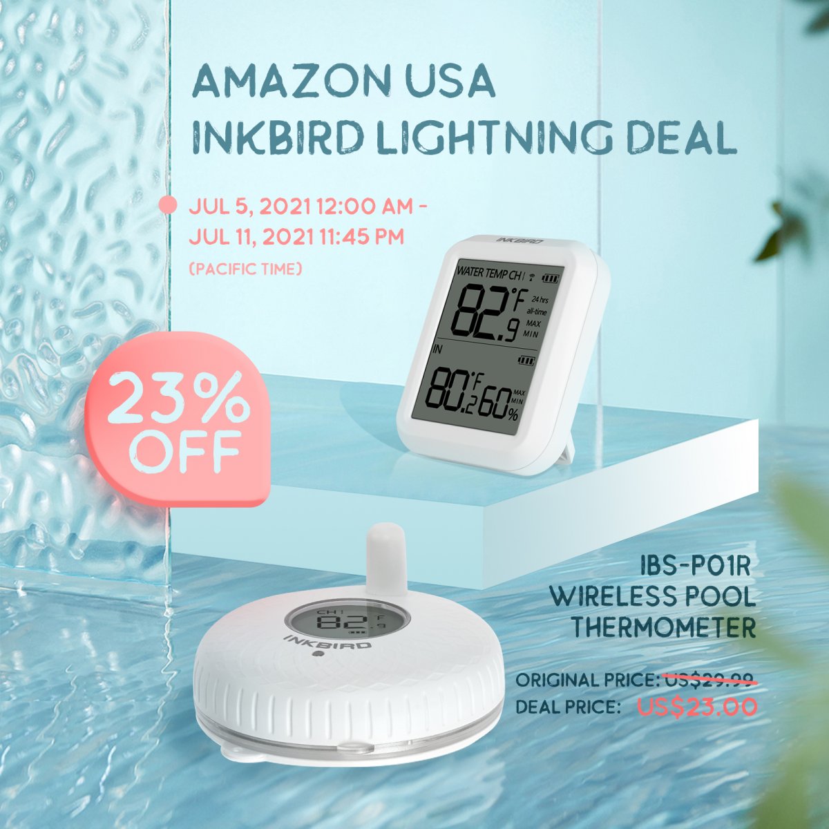 23% OFF for Wireless Floating Thermometer [7-Day Deal of Amazon USA Store]  | REEF2REEF Saltwater and Reef Aquarium Forum