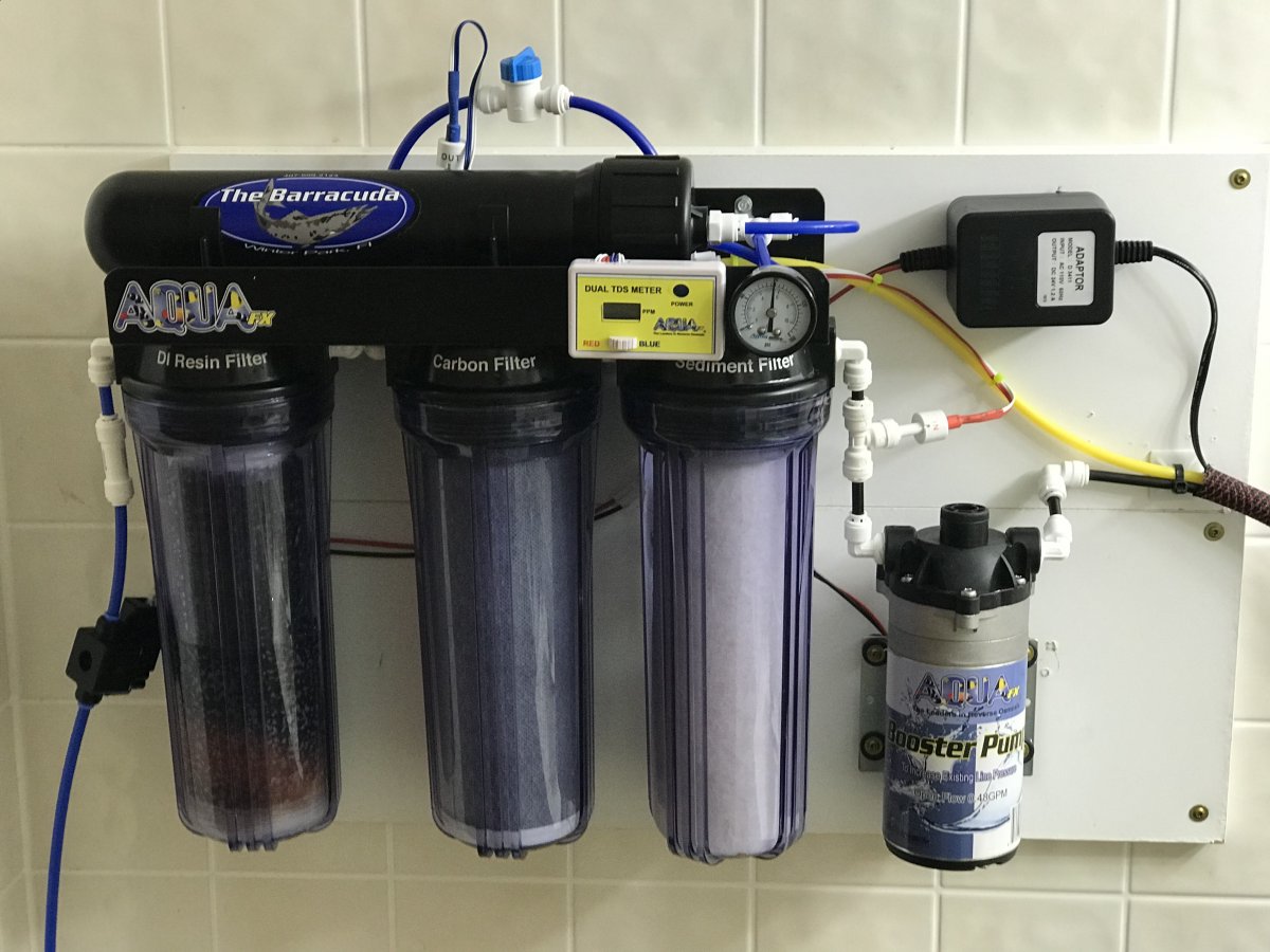 QUESTION OF THE DAY - How to mount your RODI filters: Where do you put your RODI  system? | REEF2REEF Saltwater and Reef Aquarium Forum