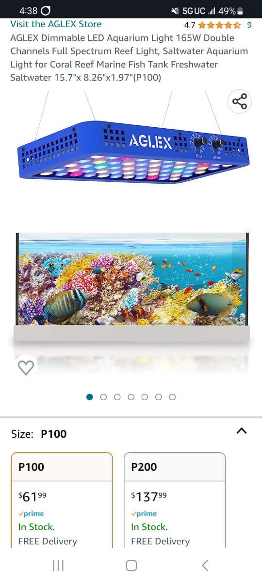 Aglex 165W super cheap thoughts REEF2REEF Saltwater and Reef